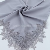 İNCİ DANTELLİ EŞARP GÜMÜŞ 41134 İNCİ DANTELLİ EŞARP GÜMÜŞ 41134