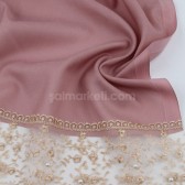 İNCİ DANTELLİ ŞAL PUDRA 40208 İNCİ DANTELLİ ŞAL PUDRA 40208