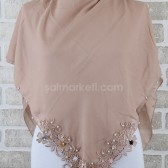 İNCİ DANTELLİ YAZMA BEJ - 39484