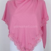 İNCİ DANTELLİ YAZMA PEMBE - 40149