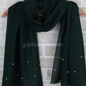 İNCİLİ ŞİFON ŞAL - ZÜMRÜT 39656 İNCİLİ ŞİFON ŞAL - ZÜMRÜT 39656