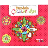 Çocuklar için Mandala Boyama Kitabı, Pembe Çocuklar için Mandala Boyama Kitabı, Pembe