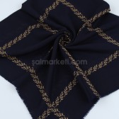 İP ÇEKME KOTON EŞARP - LACİVERT 39711