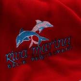 RİVA MARİNA LOGO NAKIŞLI POLAR ŞAL RİVA MARİNA LOGO NAKIŞLI POLAR ŞAL