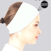 SİLİKONLU KAYMAZ BANDANA - BEYAZ 39934 SİLİKONLU KAYMAZ BANDANA - BEYAZ 39934