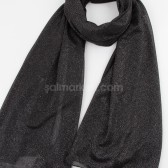 SİMLİ ŞİFON ŞAL SİYAH 41589 SİMLİ ŞİFON ŞAL SİYAH 41589