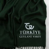 TÜRKİYE GEYLANİ VAKFI LOGO BASKILI KALIN PASHMİNA ŞAL