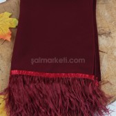 TÜYLÜ ŞAL BORDO 41823 TÜYLÜ ŞAL BORDO 41823