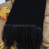 TÜYLÜ ŞAL SİYAH 41588 TÜYLÜ ŞAL SİYAH 41588