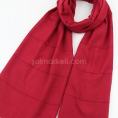 ÇİZGİLİ PAMUKLU ŞAL BORDO 41505 ÇİZGİLİ PAMUKLU ŞAL BORDO 41505