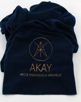 AKAY LOGO NAKIŞLI POLAR ŞAL