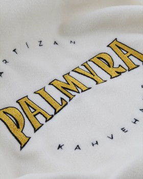 PALMYRA LOGO NAKIŞLI POLAR ŞAL
