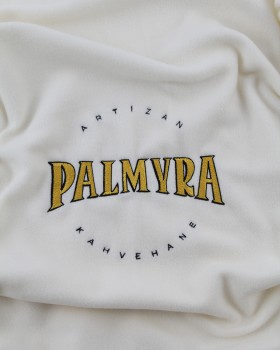 PALMYRA LOGO NAKIŞLI POLAR ŞAL