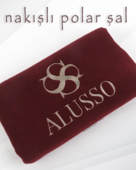 ALUSSO HOTEL LOGO NAKIŞLI POLAR ŞAL