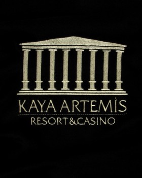 KAYA ARTEMİS OTEL LOGO NAKIŞLI POLAR ŞAL