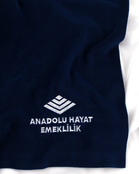 ANADOLU HAYAT EMEKLİLİK LOGO NAKIŞLI POLAR ŞAL