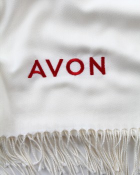 AVON LOGO NAKIŞLI KALIN PASHMİNA ŞAL