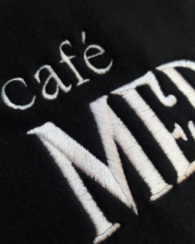 CAFE MERU LOGO NAKIŞLI POLAR ŞAL