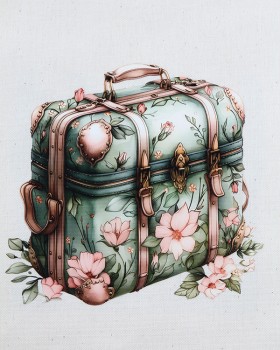 ÇANTA DESENLİ BASKILI HAM BEZ ÇANTA