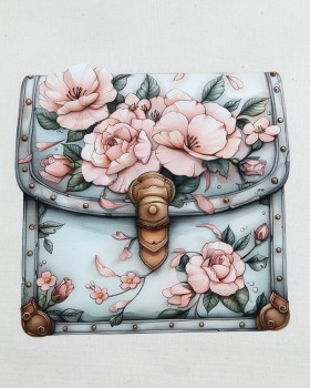 ÇANTA DESENLİ BASKILI HAM BEZ ÇANTA