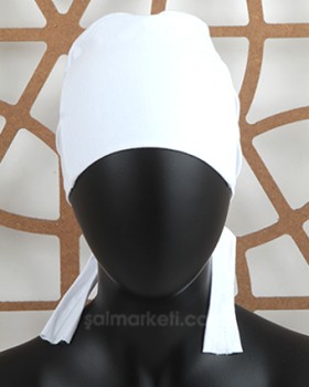 DİKİŞSİZ PENYE BONE - BEYAZ