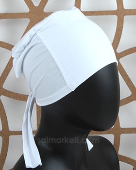 DİKİŞSİZ PENYE BONE - BEYAZ