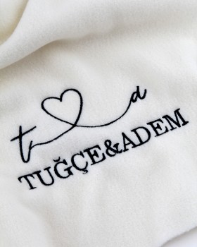 DÜĞÜN, NİŞAN VE ÖZEL GÜNLER İÇİN NAKIŞLI POLAR ŞAL