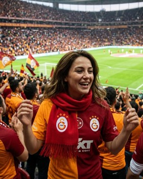 GALATASARAY RAMS NAKIŞLI PASHMİNA ŞAL