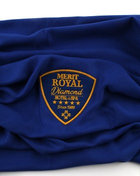 MERİT ROYAL LOGO BASKILI KALIN PASHMİNA ŞAL