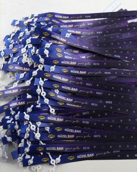 GRATİS LOGO BASKILI AYARLANABİLİNİR SATEN BİLEKLİK