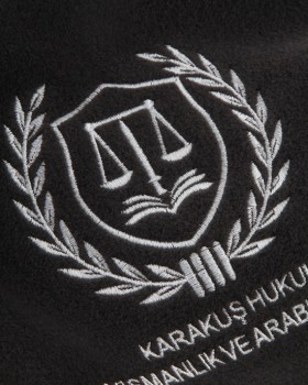 KARAKUŞ HUKUK LOGO NAKIŞLI POLAR ŞAL