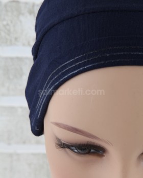 SİLİKONLU KAYMAZ BONE LACİVERT