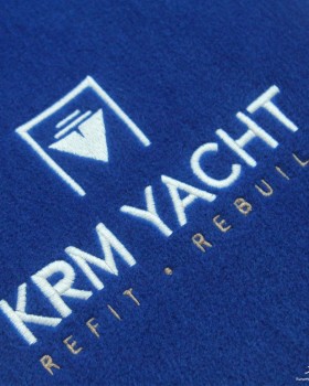 KRM YACHT LOGO NAKIŞLI POLAR ŞAL