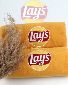 LAYS LOGO NAKIŞLI KALIN POLAR ŞAL