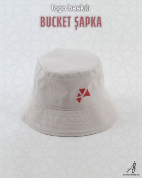 LOGO BASKILI BUCKET ŞAPKALAR