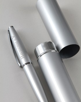 LOGOLU LAZER KAZIMA, KALİTELİ METAL KALEM SETİ