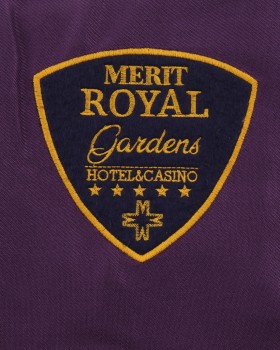 MERİT GARDEN LOGO APLİKE NAKIŞLI KALIN PASHMİNA ŞAL
