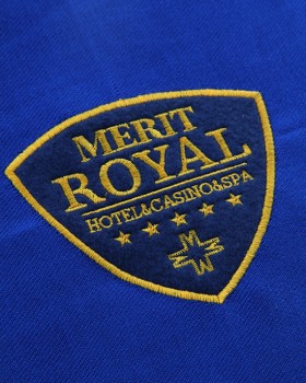 MERİT ROYAL LOGO NAKIŞLI KALIN PASHMİNA ŞAL