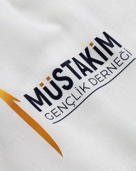 MÜSTAKİM GENÇLİK DERNEĞİ LOGO BASKILI KALIN PASHMİNA ŞAL