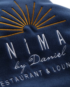 NİMA RESTAURANT LOGO NAKIŞLI POLAR ŞAL