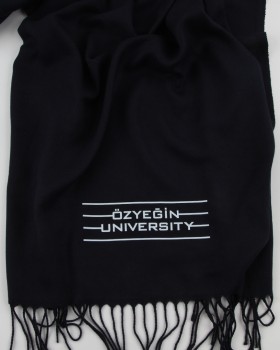 ÖZYEĞİN ÜNİVERSİTE LOGO BASKILI KALIN PASHMİNA ŞAL