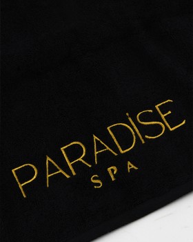 PARADİSE LOGO NAKIŞLI HAVLU