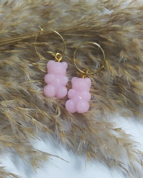 Pembe Jelibon Küpe 