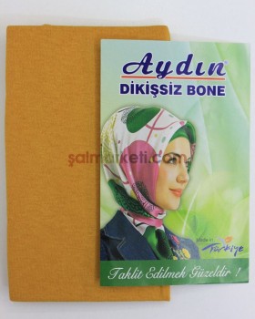 DİKİŞSİZ BONE - ALTIN SARISI RENK