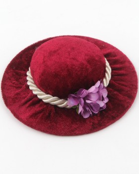 Şapka Figürlü İğnedanlık Bordo