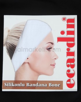 SİLİKONLU BANDANA BONE - BEYAZ 