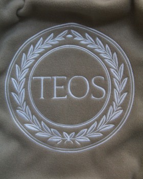 TEOS CAFE LOGO NAKIŞLI POLAR ŞAL