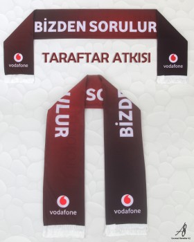 VODAFONE - DİJİTAL BASKILI SATEN ATKI