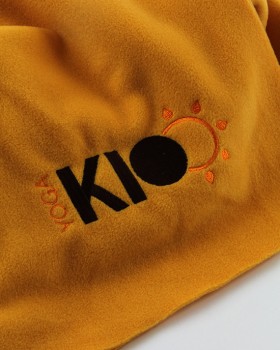 YOGA KİO LOGO NAKIŞLI POLAR ŞAL