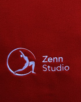 YOGA ZENN STUDİO LOGO NAKIŞLI POLAR ŞAL
